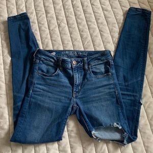 American eagle ripped jeans